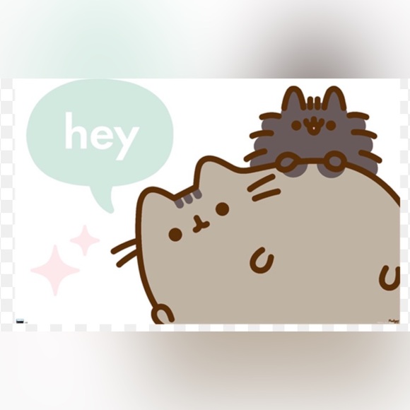 Pusheen Other - Pusheen Cat Plush Toy - Gray and Brown poster - brand new